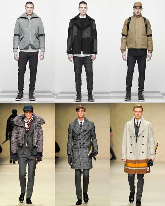 Blockbuster Coats on The Men's Runways - Alexander Wang and Burberry Prorsum