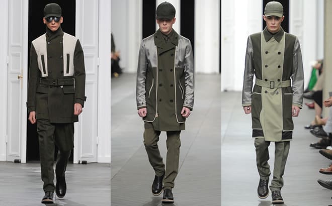 Blockbuster Coats on Dior Homme AW12 Men's Runway
