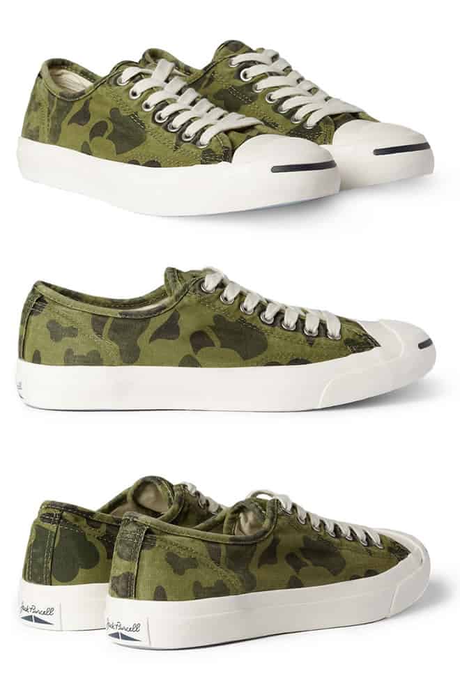 Converse Jack Purcell Camouflage-Print Sneakers