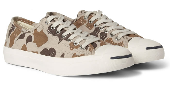 Converse Jack Purcell Camouflage-Print Sneakers