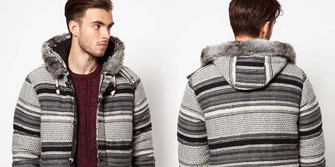 ASOS Stripe Parka