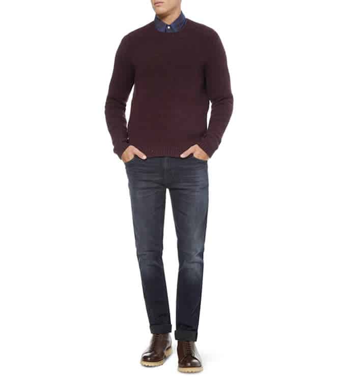 Rag & bone Flecked Wool Sweater