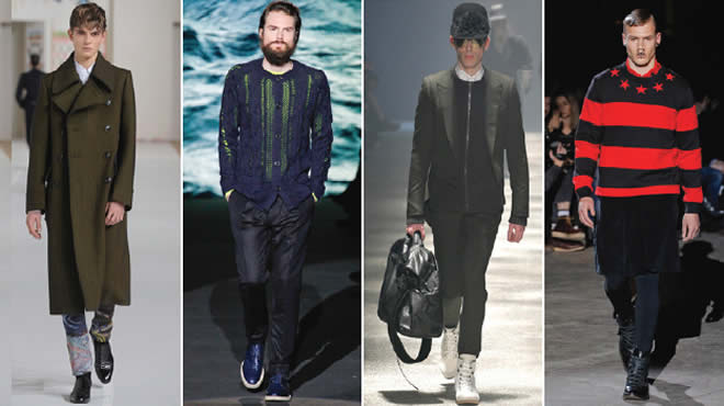 Dries van Noten, Paul Smith, Lanvin, Givenchy AW12 runway looks