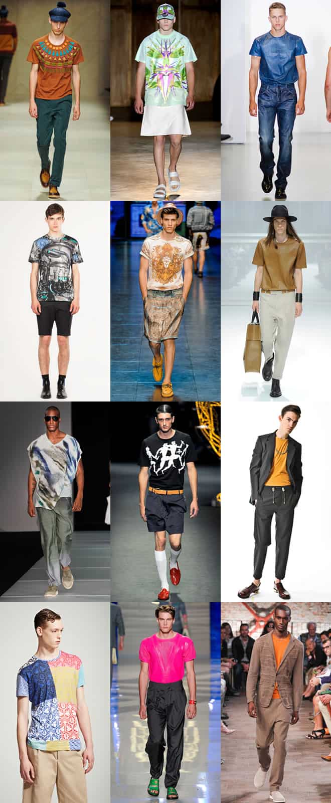 Statement T-Shirts on the SS12 Designer Catwalks