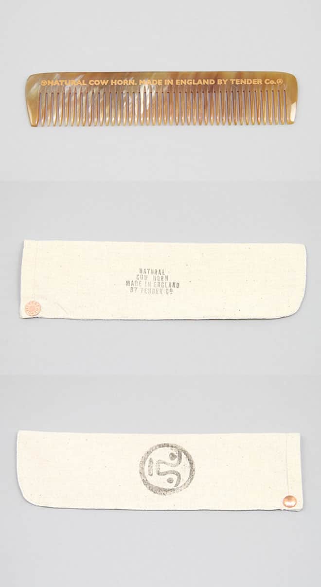 Tender Co - Natural Cow Horn Comb