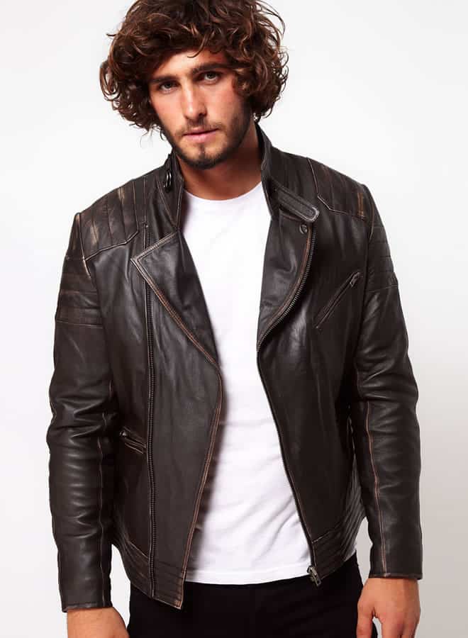 ASOS Leather Biker Jacket
