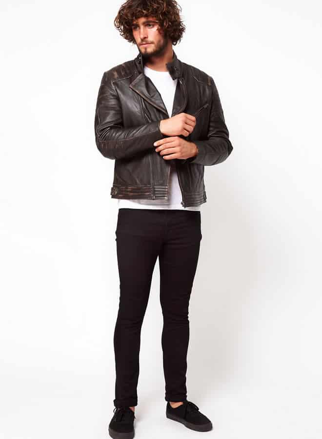 ASOS Leather Biker Jacket
