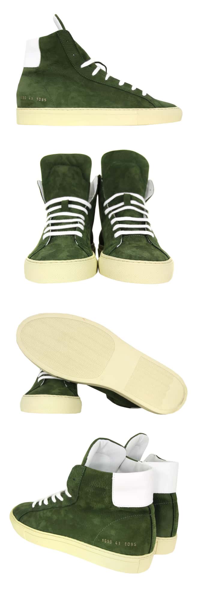 Common Projects Vintage High Green Trainers