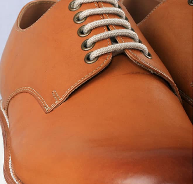 Grenson Finbar Shoe with Vibram Sole - Tan Calf