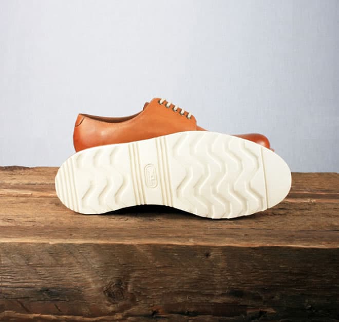Grenson Finbar Shoe with Vibram Sole - Tan Calf