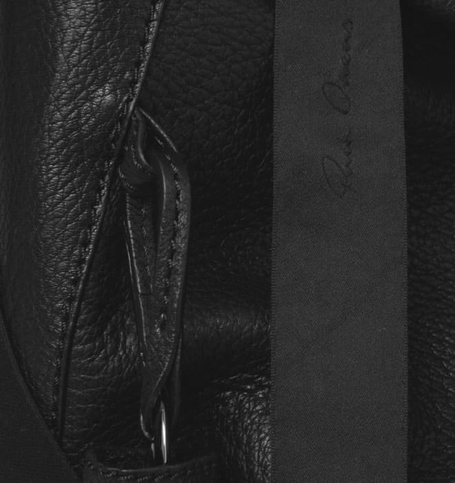 Rick Owens Washed-Leather Messenger Bag