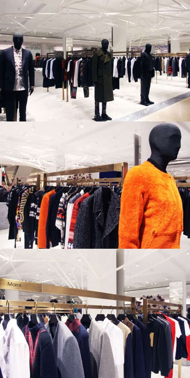 Selfridges New Men's Designer Space
