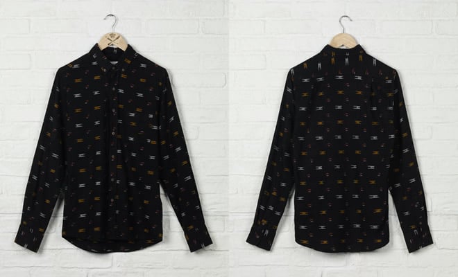 Vanishing Elephant Coolidge Aztec Print Shirt
