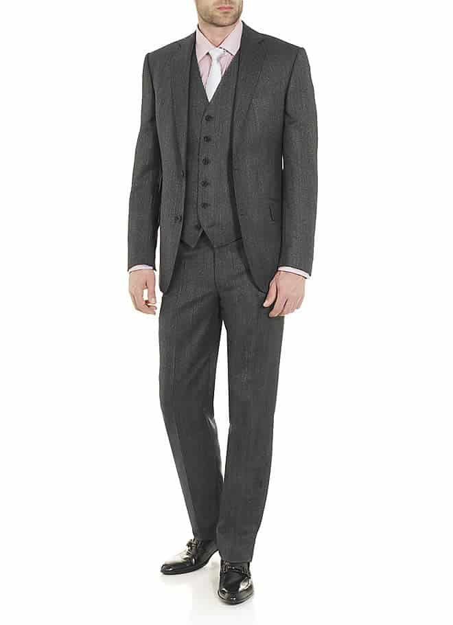 Richard James Hopsack Twist Waistcoat