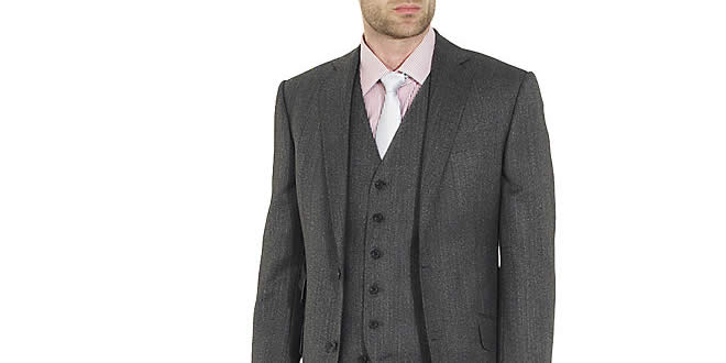 Richard James Hopsack Twist Waistcoat