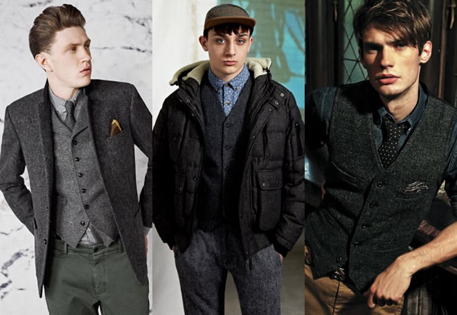 Men's Tweed Waistcoats Lookbook