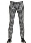 John Galliano 18cm Wool Check Suiting Luciano Trousers