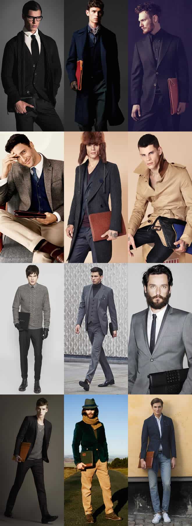 Men's Clutch Bag Lookbook