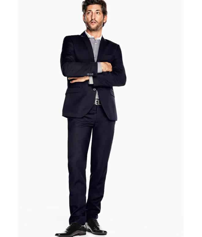H&M Dark Blue Suit