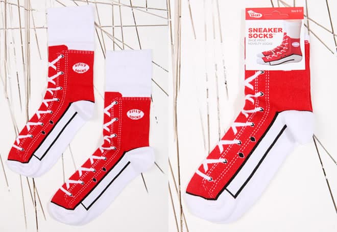 Red Sneaker Socks