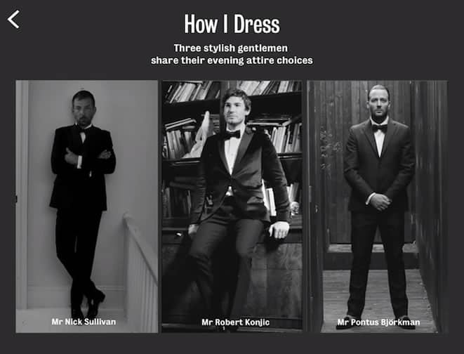 Mr Porter Launches the “Tux app