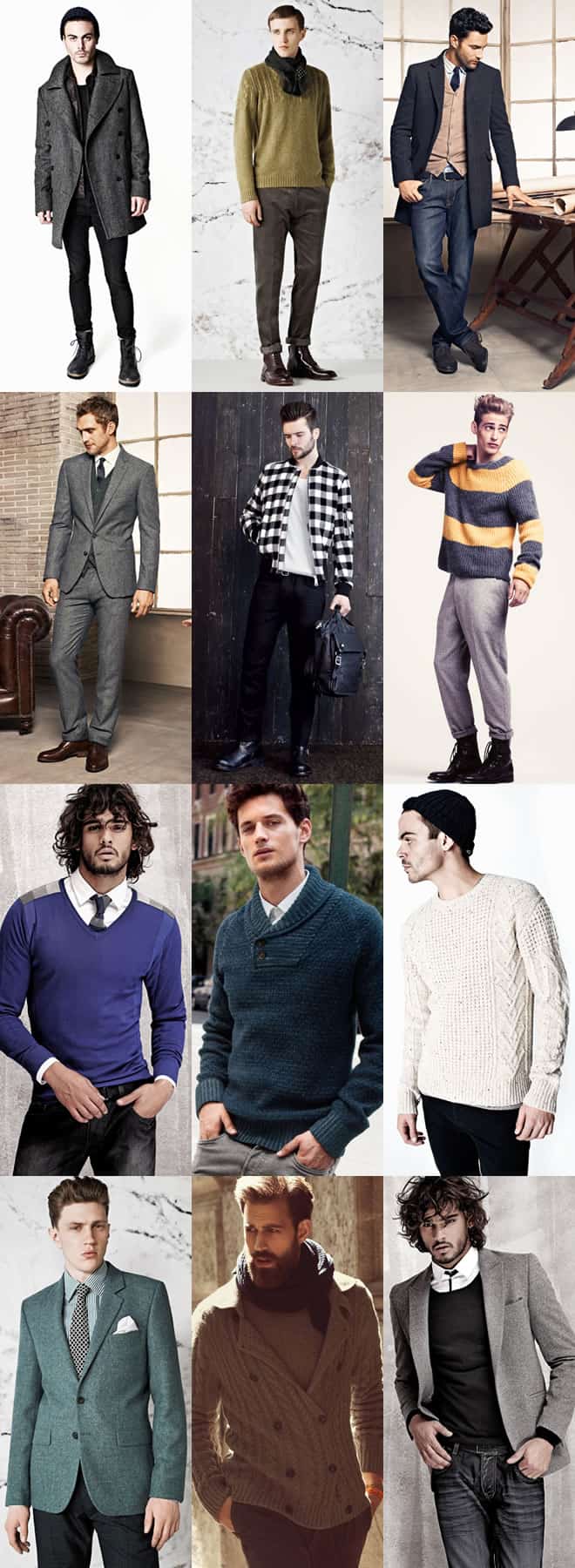 Men's Wool Clothing Lookbook