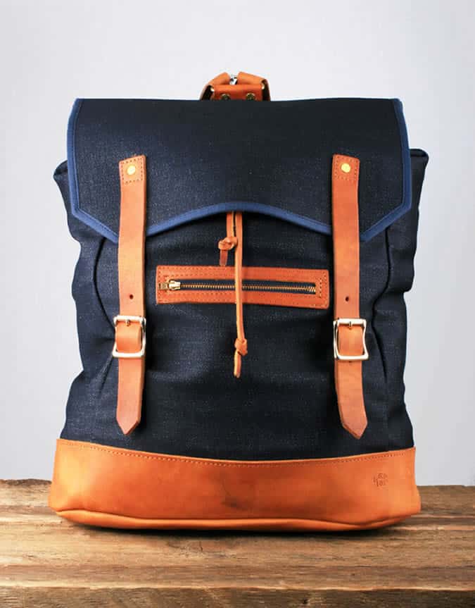 Lee 101 Backpack - 23oz Raw Denim