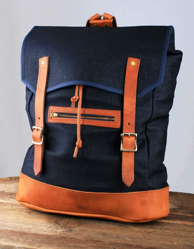Lee 101 Backpack - 23oz Raw Denim