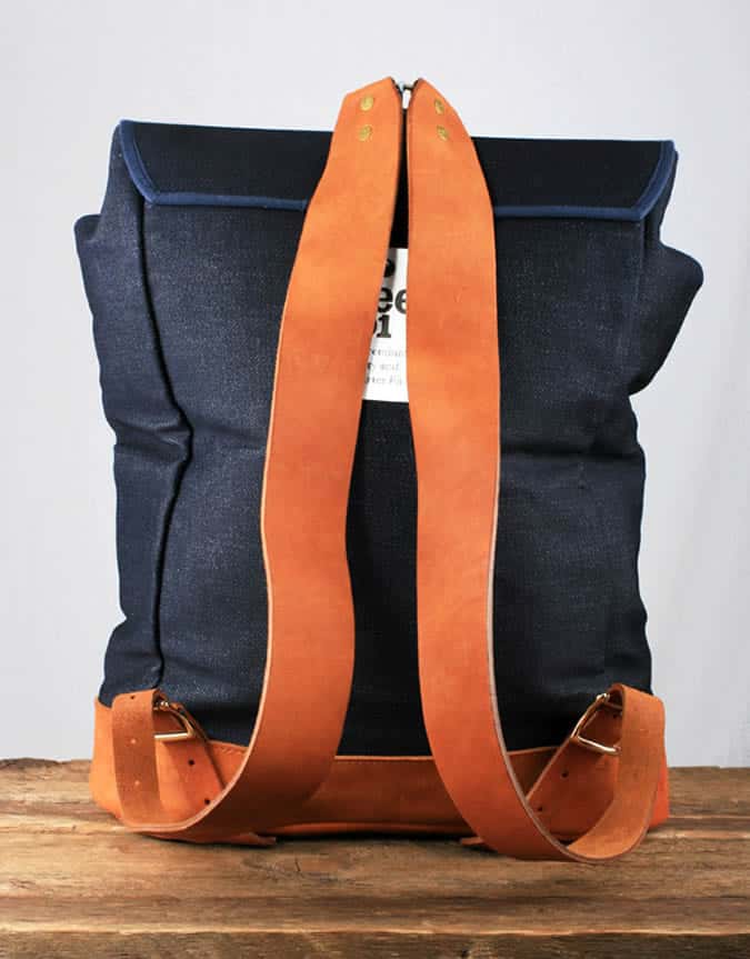 Lee 101 Backpack - 23oz Raw Denim