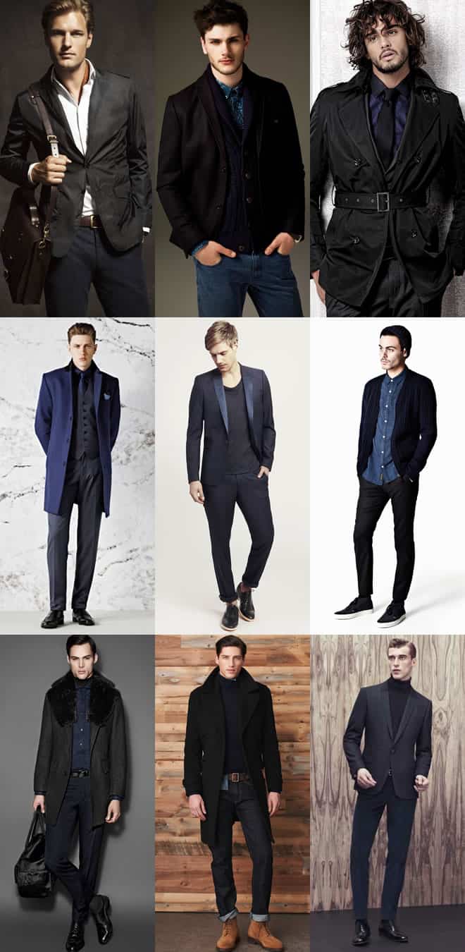 Navy and Black Combinations - Men's Fashion Lookbook