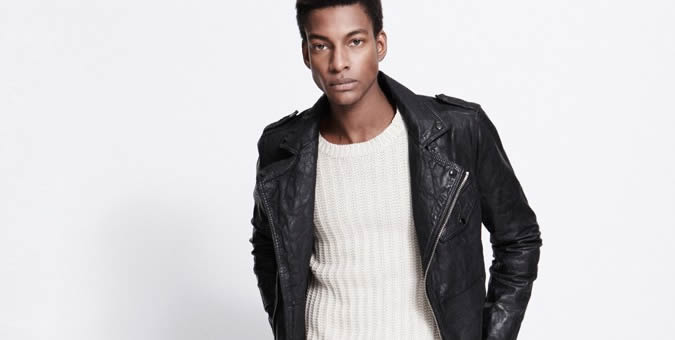 AllSaints Standen Leather Jacket