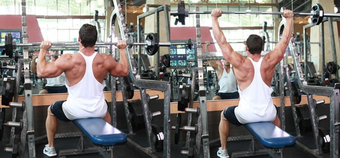 Horizontal Bench Military Press