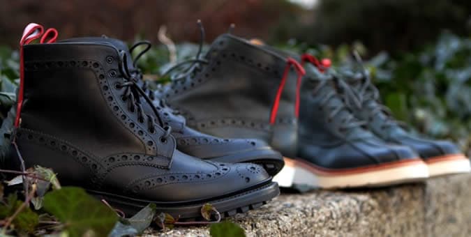 Ronnie Fieg For Grenson Brogue Boots