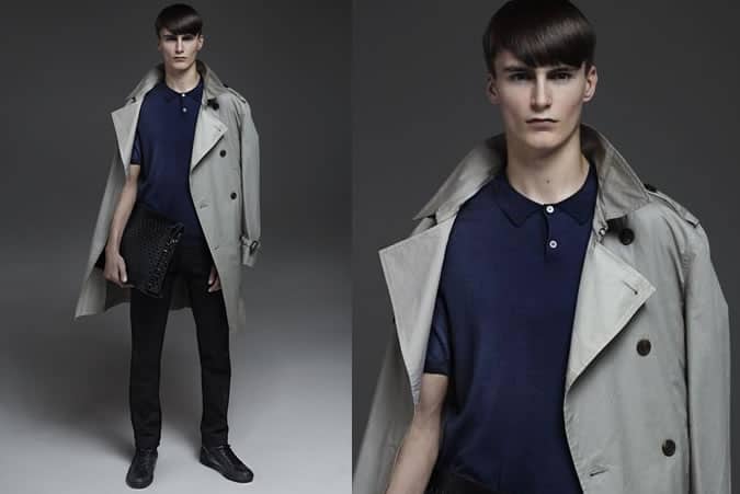 Topman Lux - Stone Trench Coat