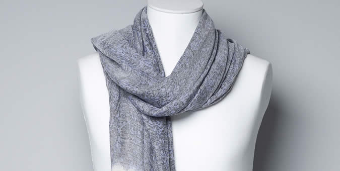 Zara Two-Tone Degrade Foulard