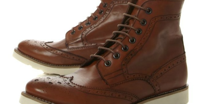 Bertie Colindale 2 Leather Brogue Boots
