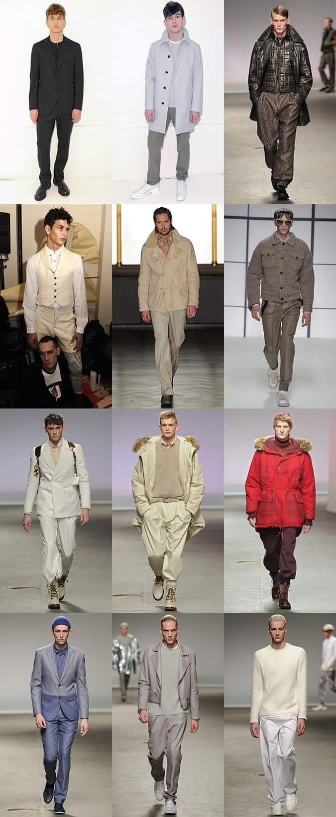 Tonal Outfits on the LC:M AW13 Runways