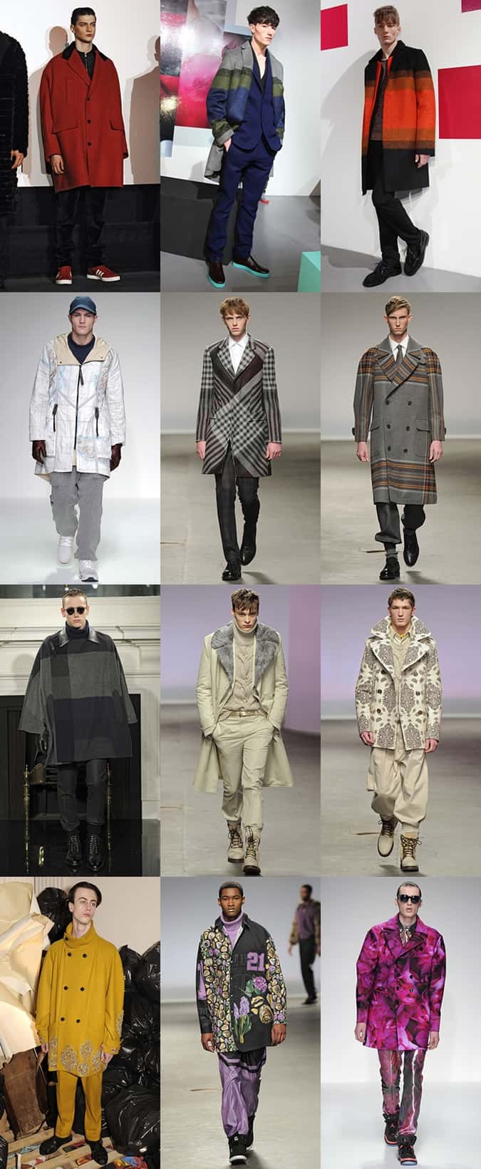 Statement Outerwear on the LC:M AW13 Runways