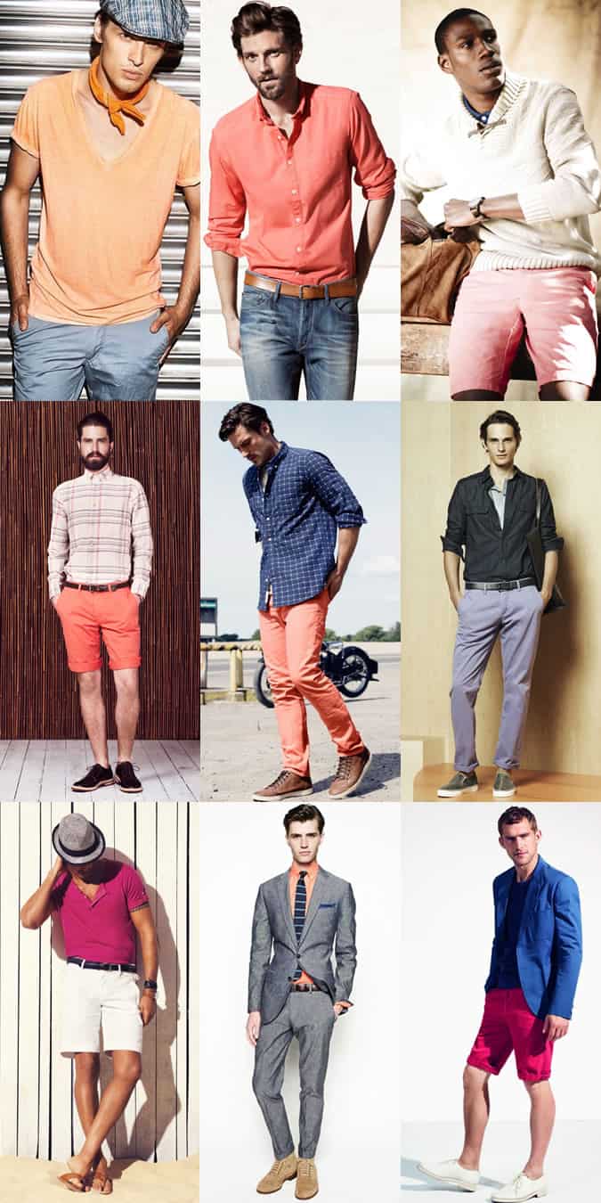 Traditionally Feminine Colours Lookbook For Men