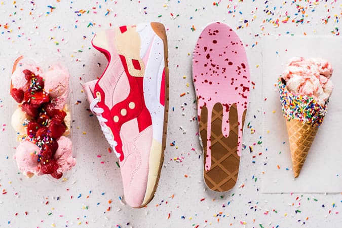 Saucony Scoops Trainer Pack: Vanille Fraise